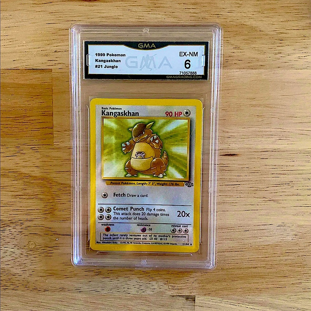 Pokémon- Jungle- Kangaskhan- Graded 6